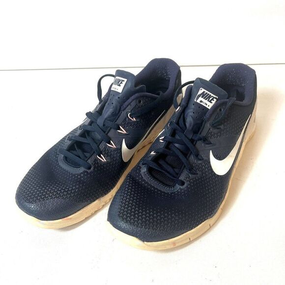 Nike Womens Metcon 4 Training 924593-402 Blue White Running Shoe Sneaker Size 11 - Picture 2 of 12